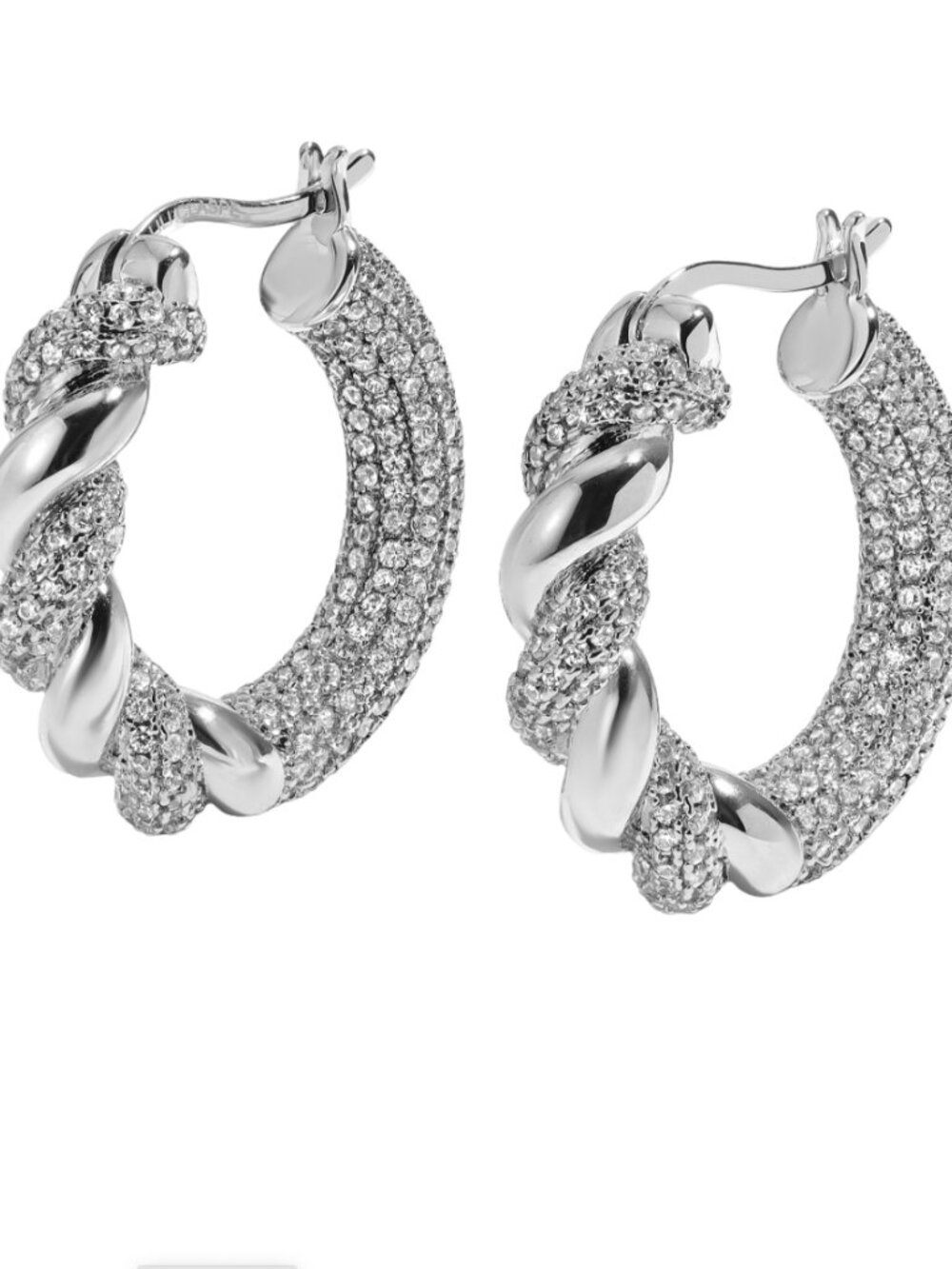 Lili Claspe Pave Small Lilou Earrings